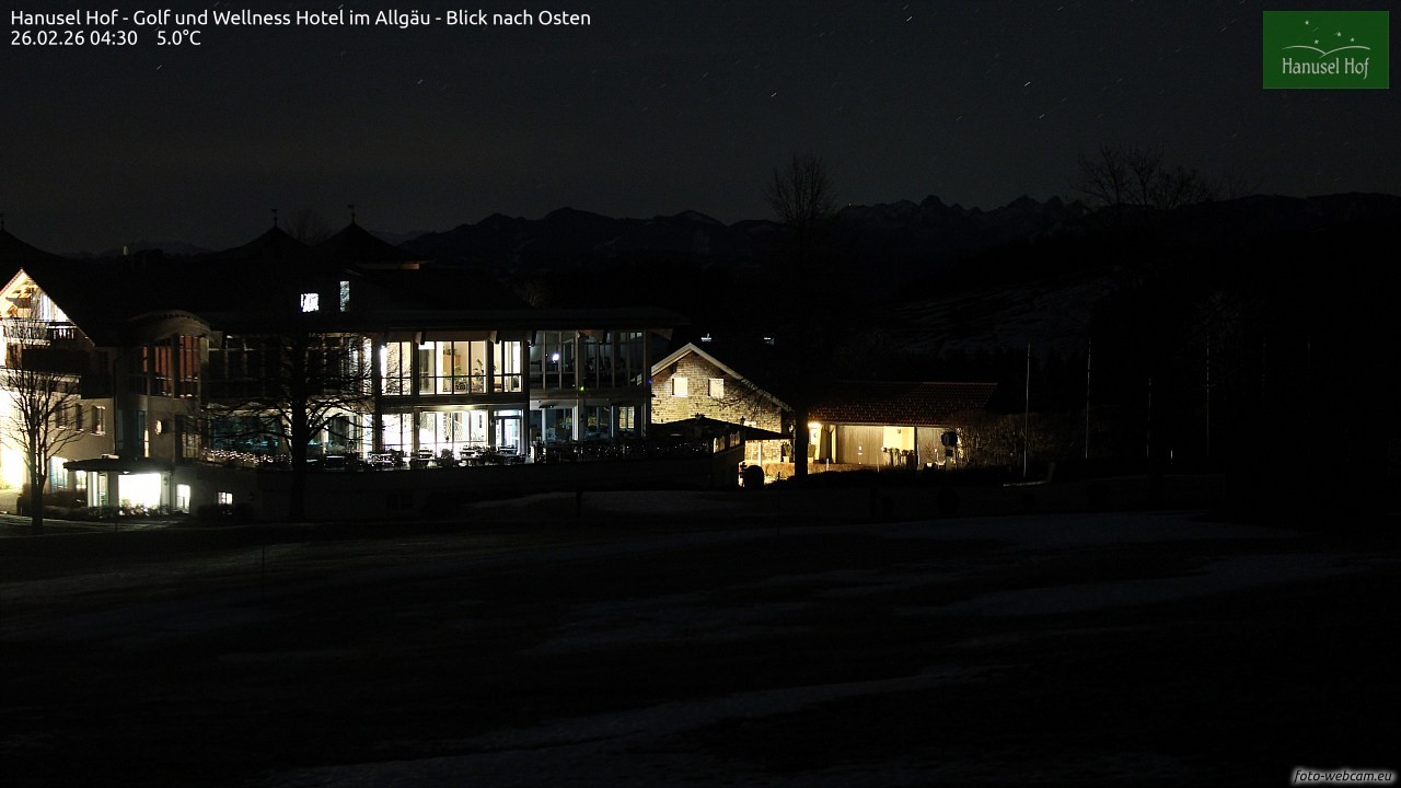 Archiv Foto Webcam Hanusel Hof - Golf und Wellness Hotel - Allgäu