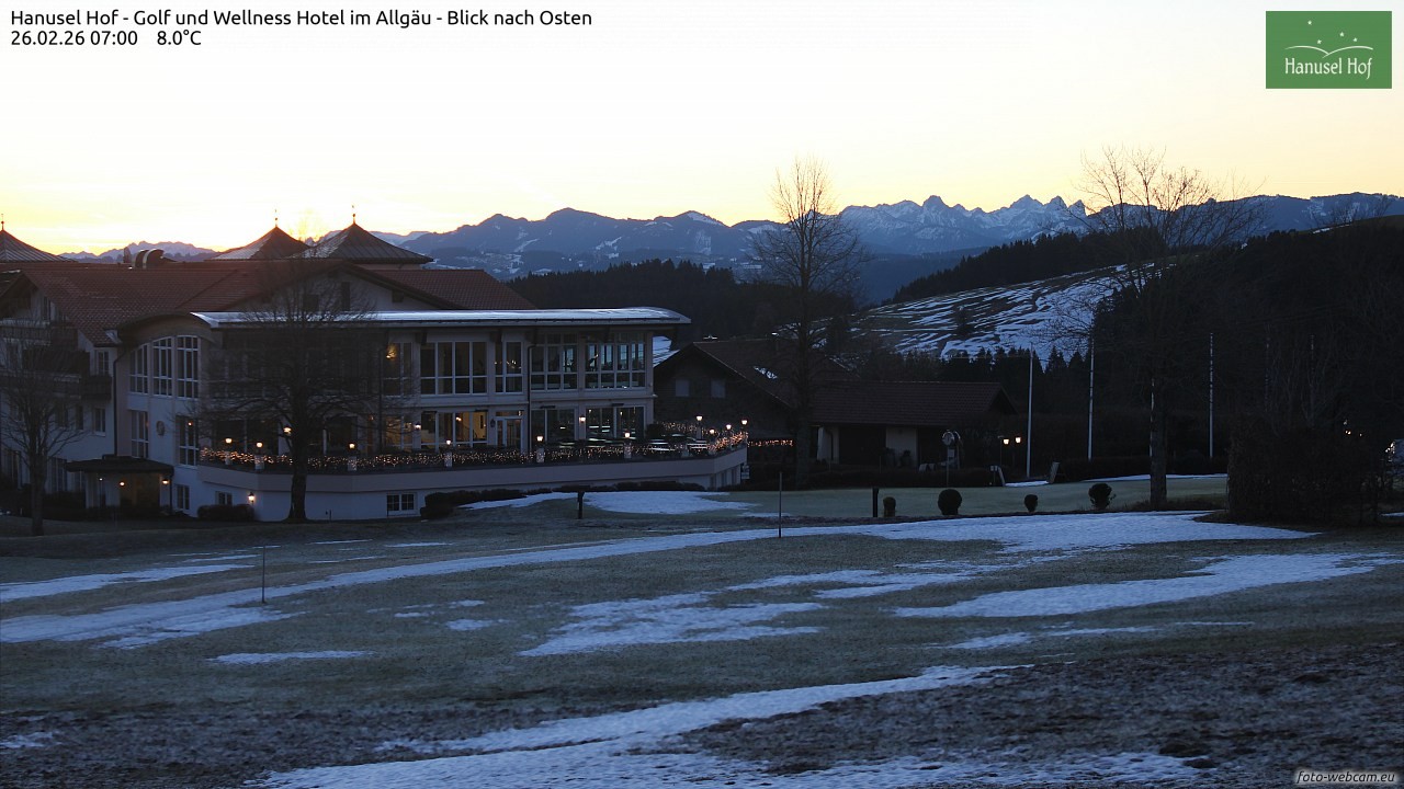 Archiv Foto Webcam Hanusel Hof - Golf und Wellness Hotel - Allgäu