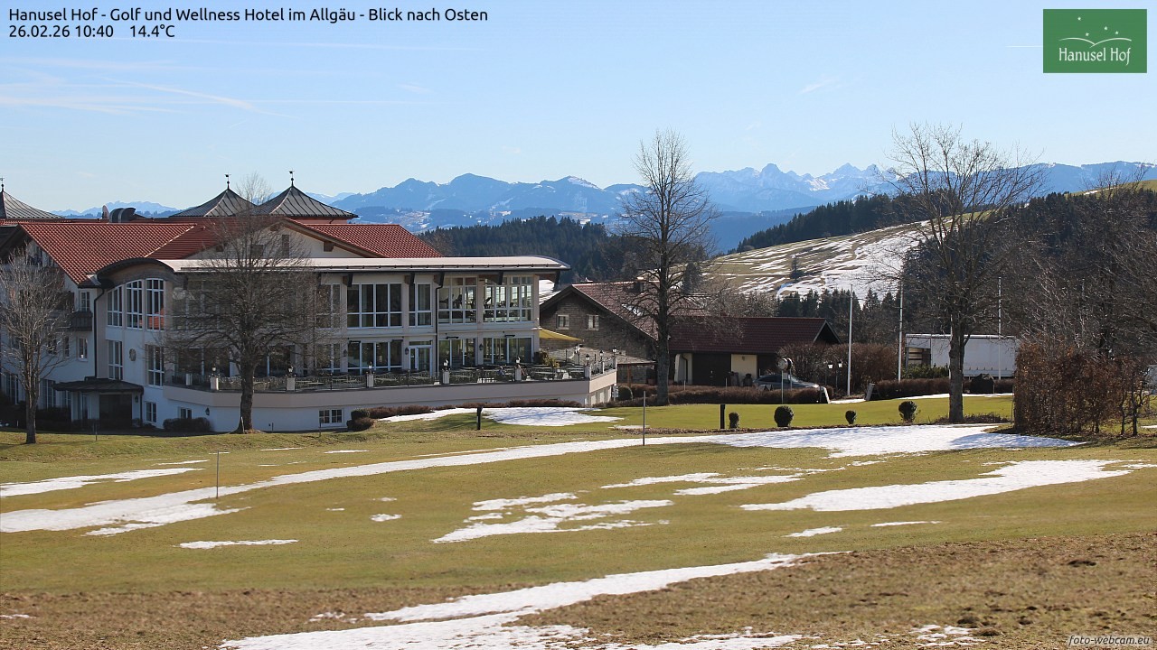 Archiv Foto Webcam Hanusel Hof - Golf und Wellness Hotel - Allgäu
