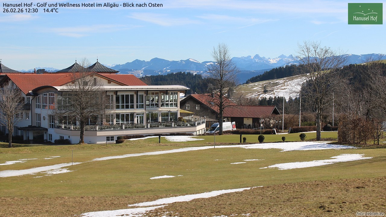Archiv Foto Webcam Hanusel Hof - Golf und Wellness Hotel - Allgäu