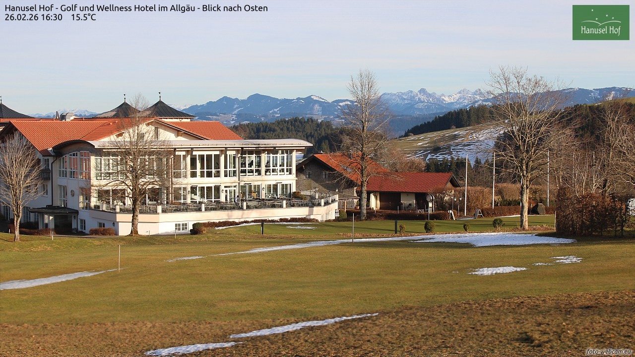 Archiv Foto Webcam Hanusel Hof - Golf und Wellness Hotel - Allgäu