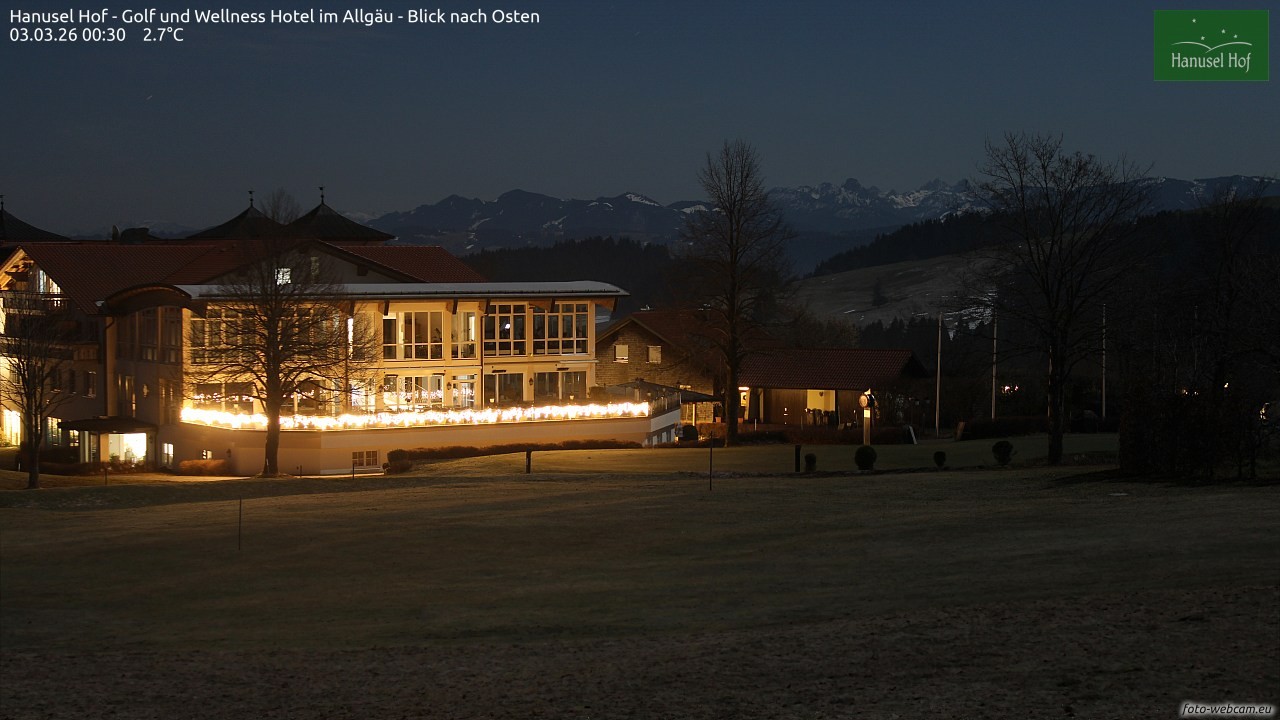 Archiv Foto Webcam Hanusel Hof - Golf und Wellness Hotel - Allgäu