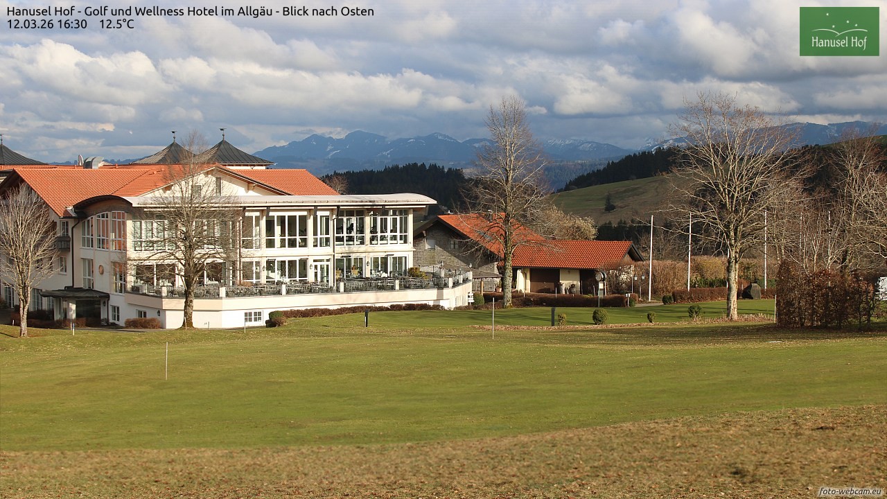 Archiv Foto Webcam Hanusel Hof - Golf und Wellness Hotel - Allgäu