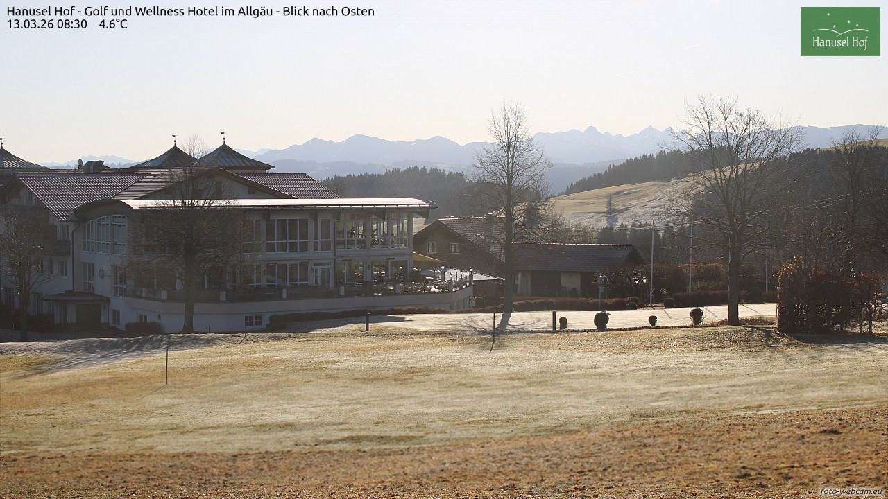 Archiv Foto Webcam Hanusel Hof - Golf und Wellness Hotel - Allgäu