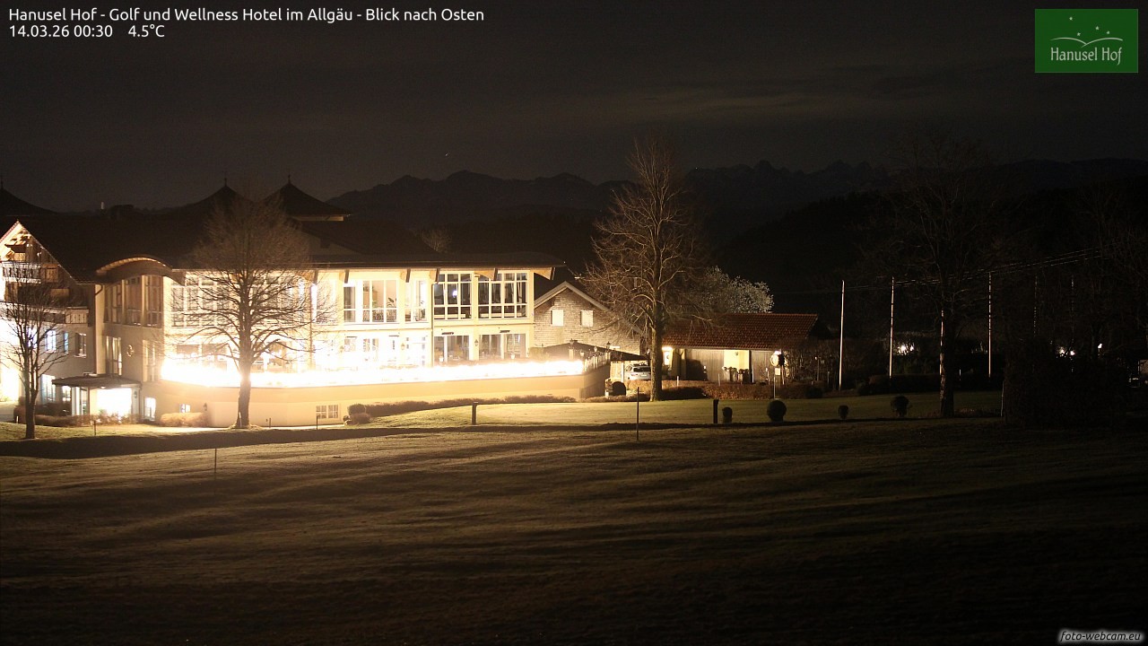 Archiv Foto Webcam Hanusel Hof - Golf und Wellness Hotel - Allgäu