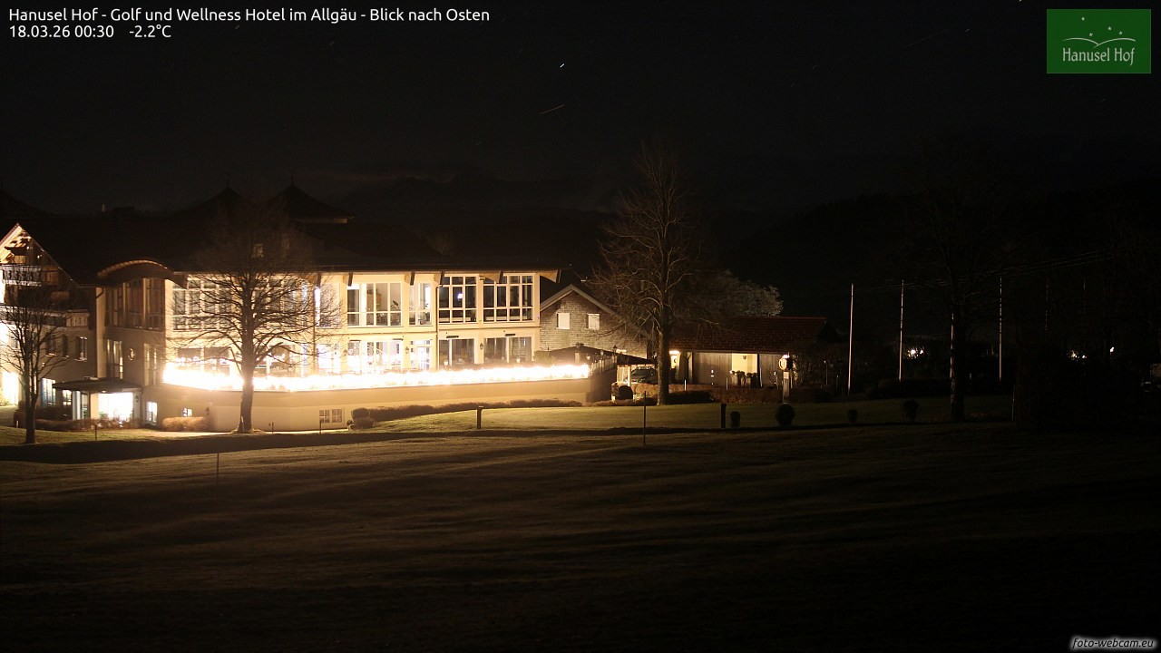 Archiv Foto Webcam Hanusel Hof - Golf und Wellness Hotel - Allgäu