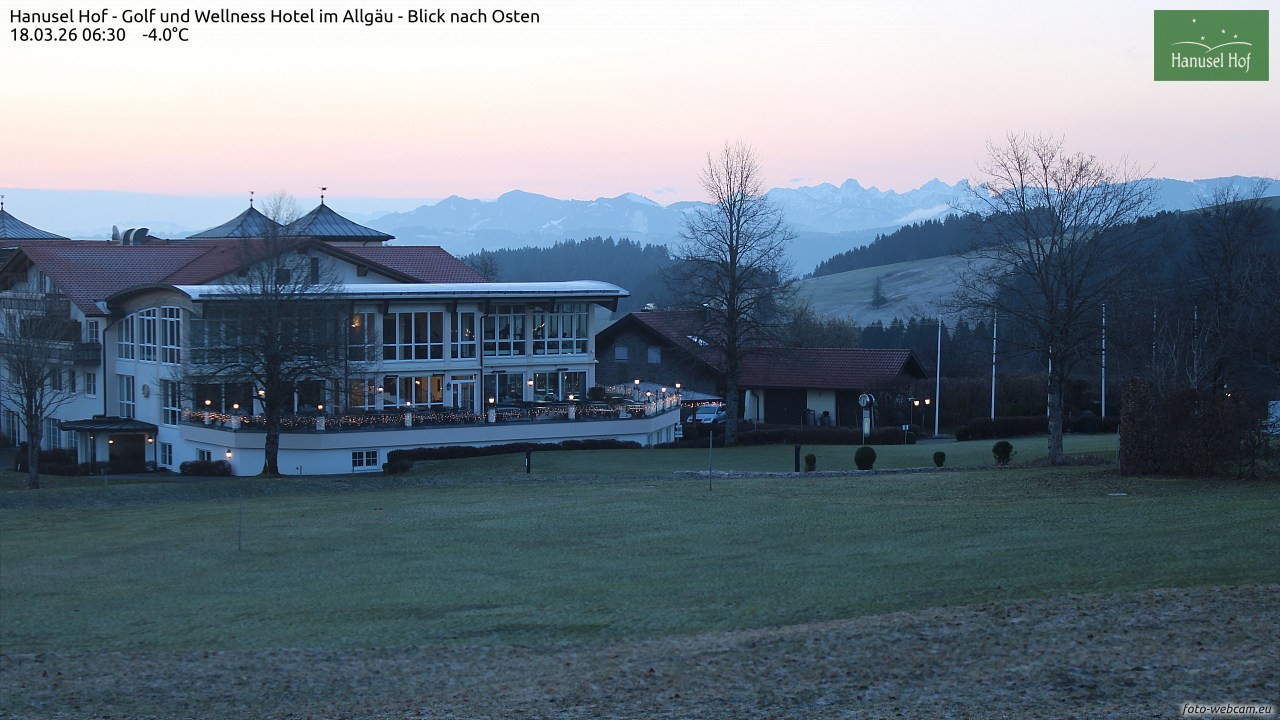 Archiv Foto Webcam Hanusel Hof - Golf und Wellness Hotel - Allgäu