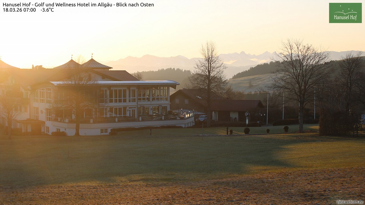 Archiv Foto Webcam Hanusel Hof - Golf und Wellness Hotel - Allgäu