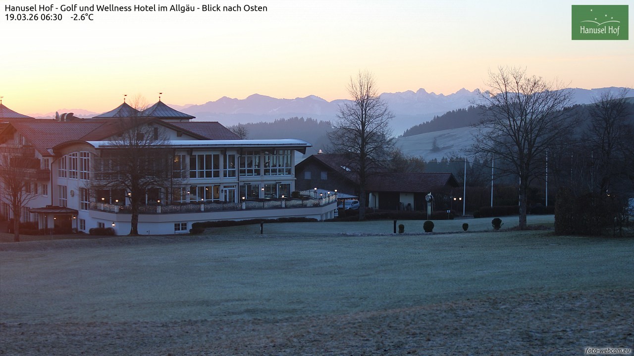 Archiv Foto Webcam Hanusel Hof - Golf und Wellness Hotel - Allgäu
