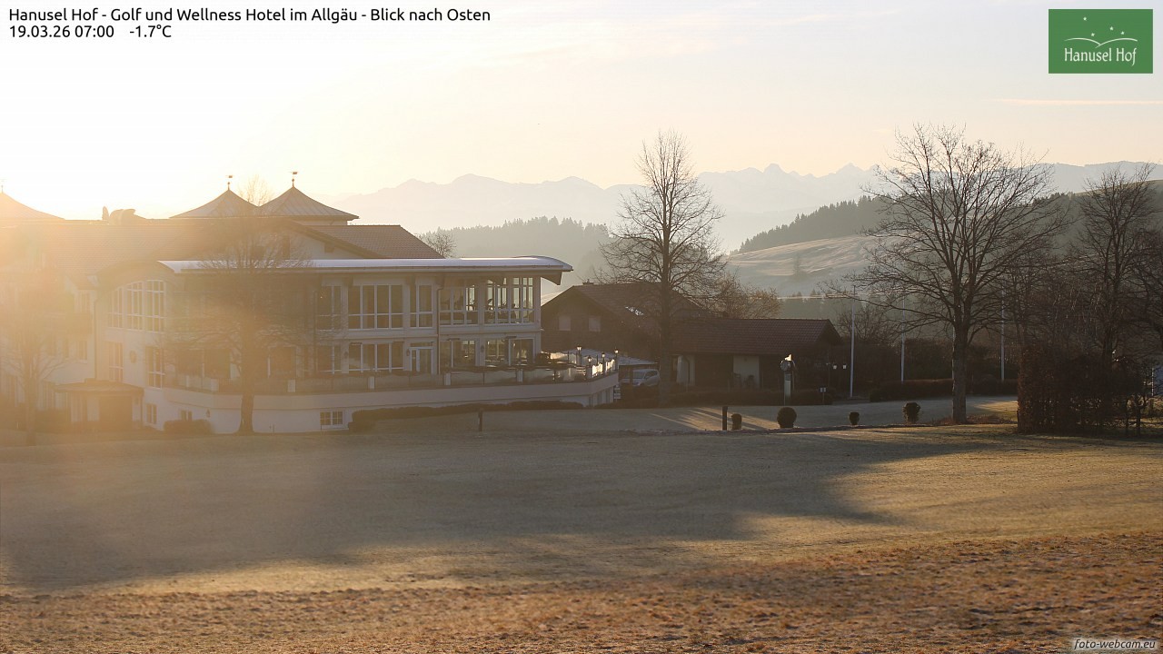 Archiv Foto Webcam Hanusel Hof - Golf und Wellness Hotel - Allgäu
