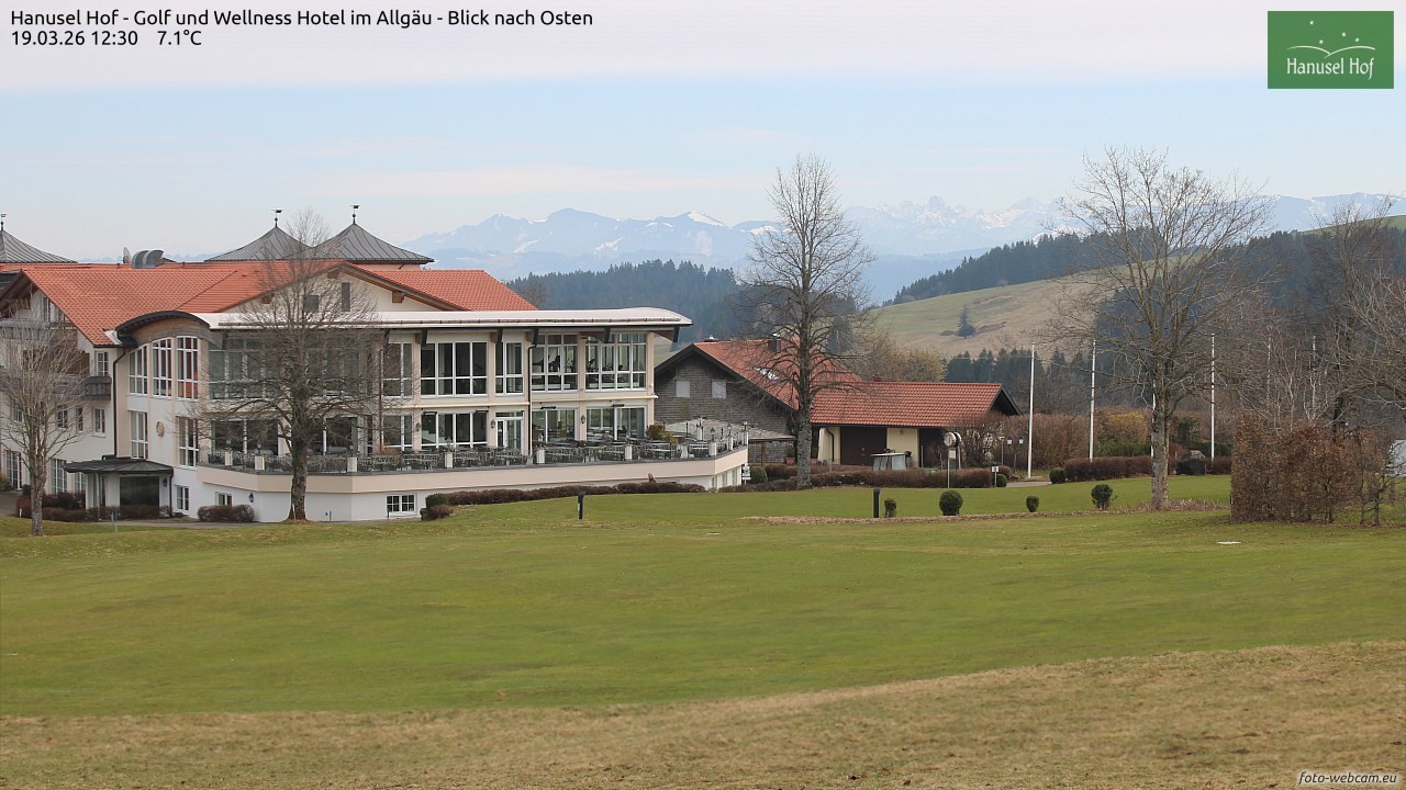 Archiv Foto Webcam Hanusel Hof - Golf und Wellness Hotel - Allgäu