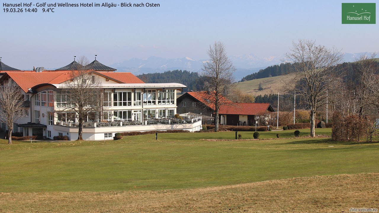 Archiv Foto Webcam Hanusel Hof - Golf und Wellness Hotel - Allgäu