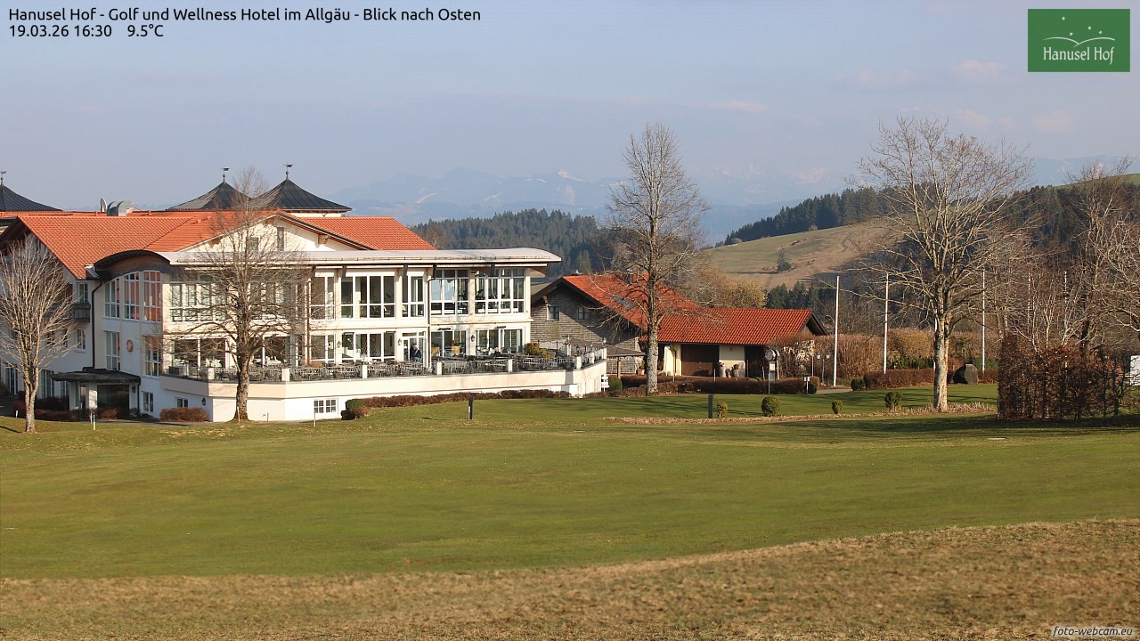 Archiv Foto Webcam Hanusel Hof - Golf und Wellness Hotel - Allgäu