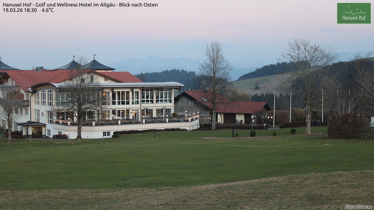 Archiv Foto Webcam Hanusel Hof - Golf und Wellness Hotel - Allgäu