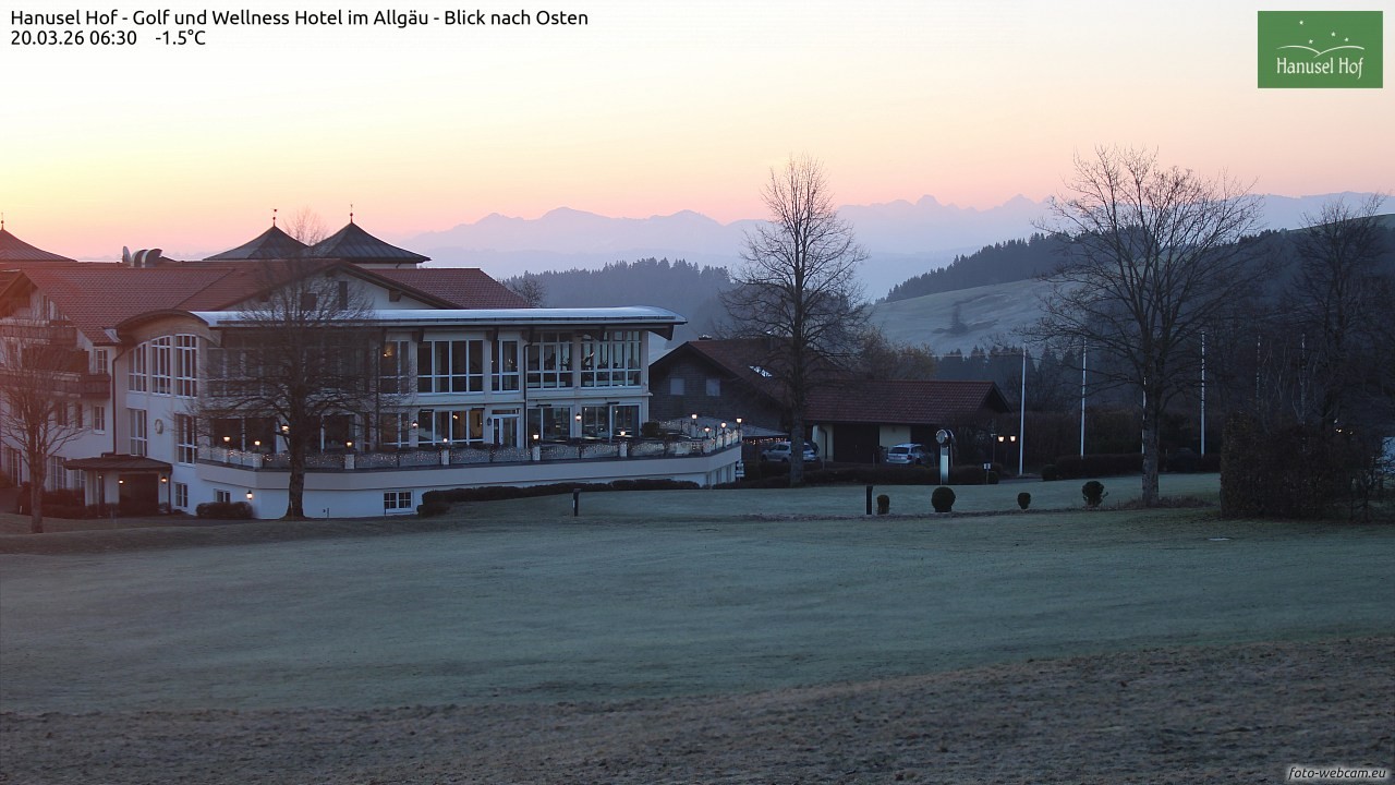 Archiv Foto Webcam Hanusel Hof - Golf und Wellness Hotel - Allgäu