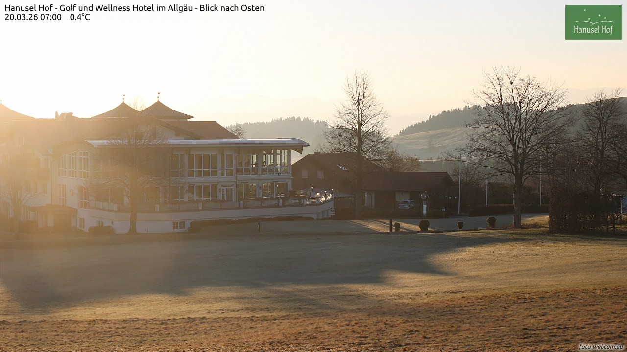 Archiv Foto Webcam Hanusel Hof - Golf und Wellness Hotel - Allgäu