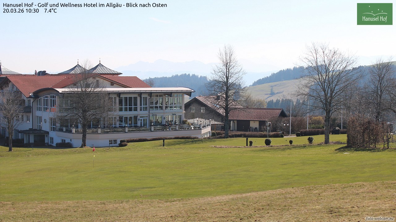 Archiv Foto Webcam Hanusel Hof - Golf und Wellness Hotel - Allgäu