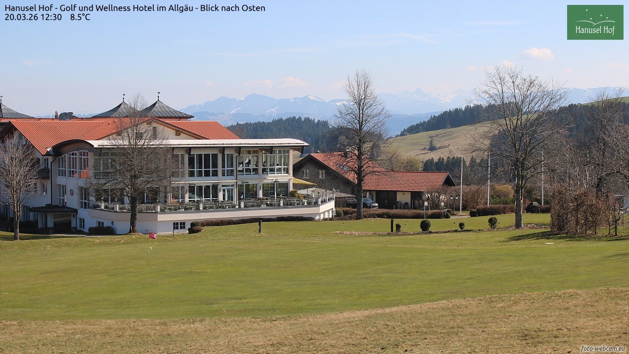 Archiv Foto Webcam Hanusel Hof - Golf und Wellness Hotel - Allgäu