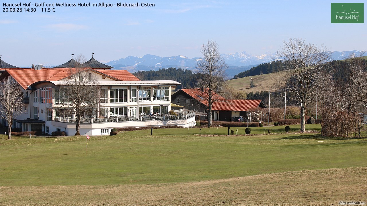 Archiv Foto Webcam Hanusel Hof - Golf und Wellness Hotel - Allgäu
