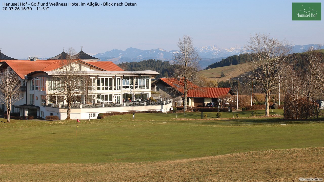 Archiv Foto Webcam Hanusel Hof - Golf und Wellness Hotel - Allgäu