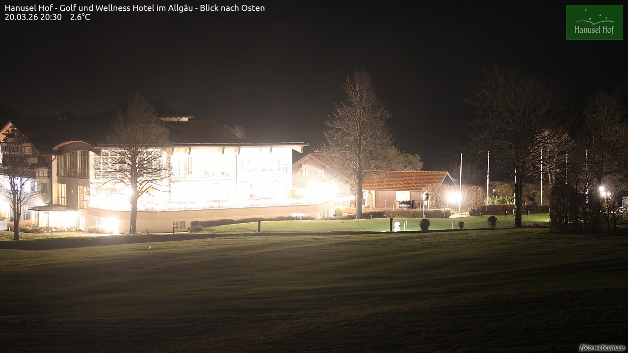 Archiv Foto Webcam Hanusel Hof - Golf und Wellness Hotel - Allgäu