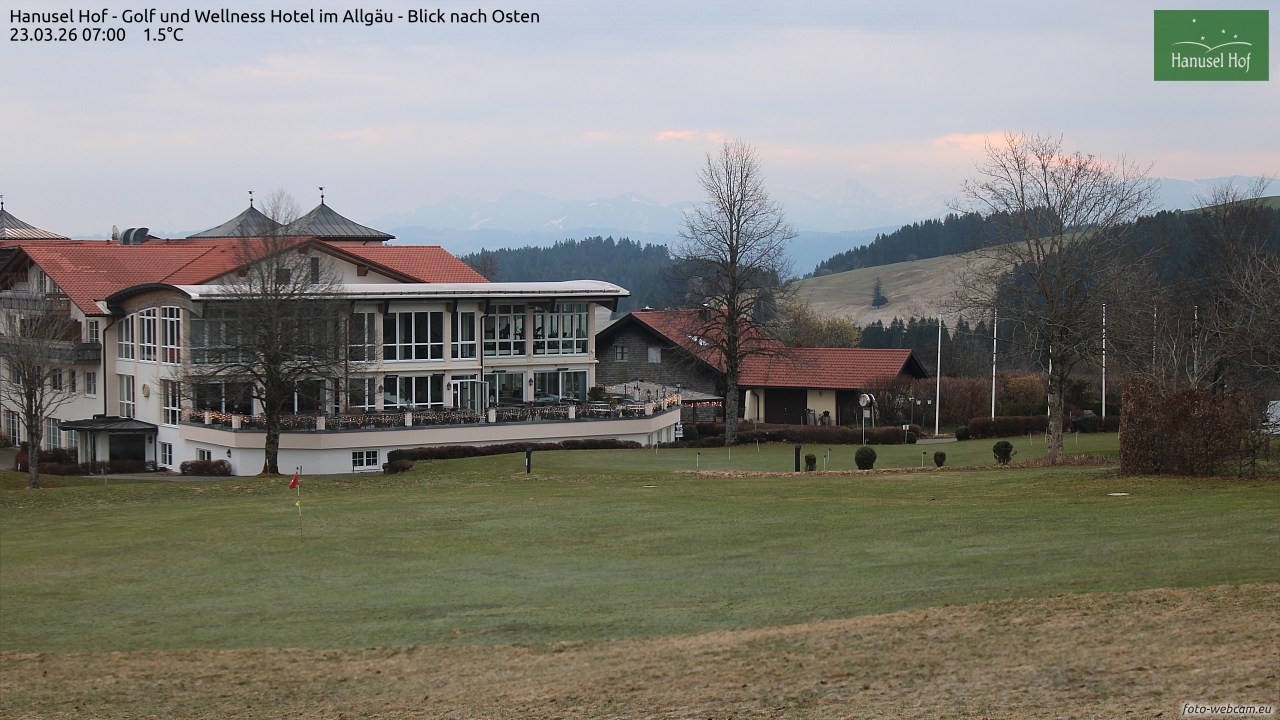 Archiv Foto Webcam Hanusel Hof - Golf und Wellness Hotel - Allgäu