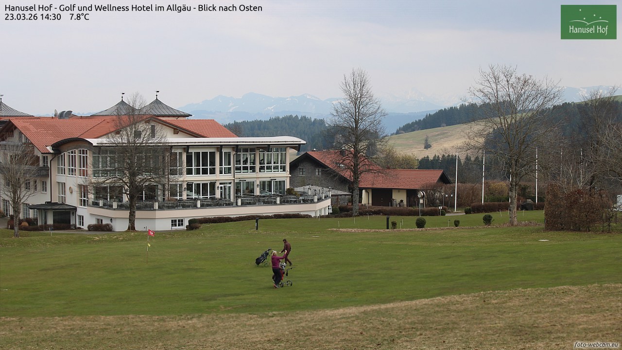 Archiv Foto Webcam Hanusel Hof - Golf und Wellness Hotel - Allgäu