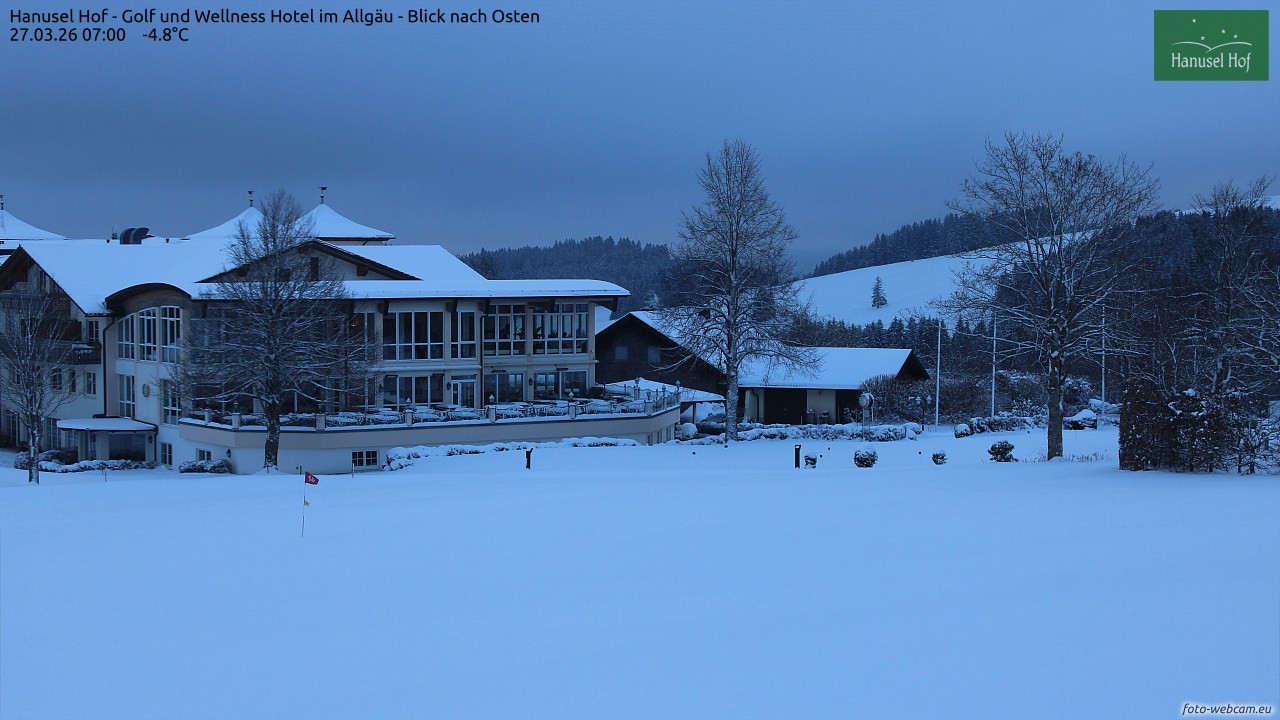 Archiv Foto Webcam Hanusel Hof - Golf und Wellness Hotel - Allgäu
