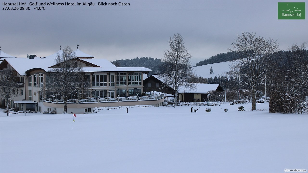 Archiv Foto Webcam Hanusel Hof - Golf und Wellness Hotel - Allgäu