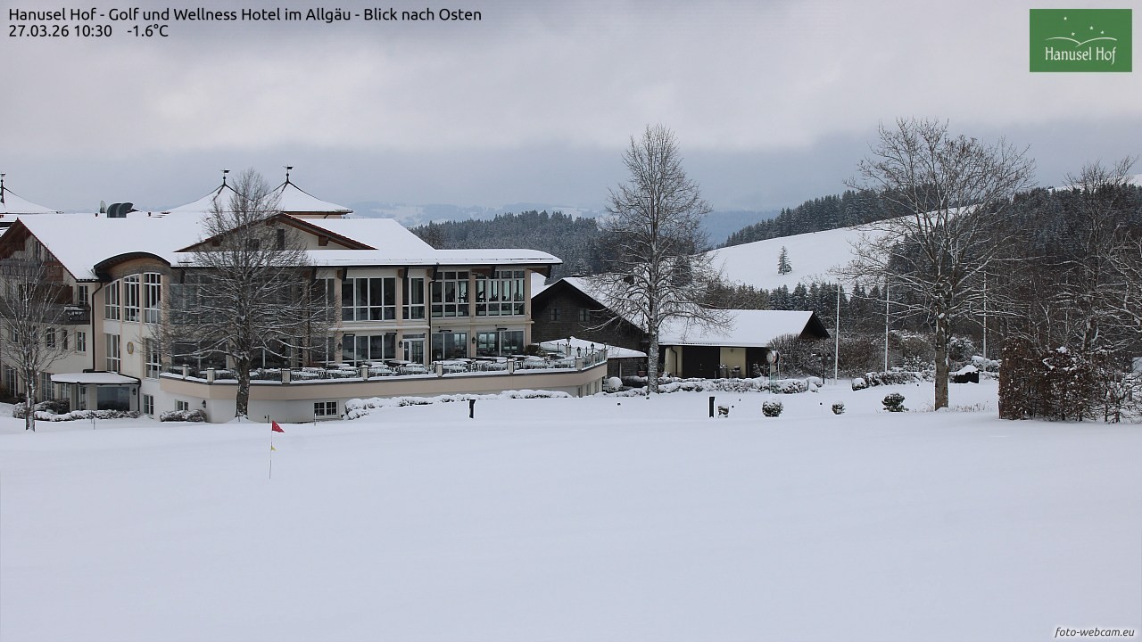 Archiv Foto Webcam Hanusel Hof - Golf und Wellness Hotel - Allgäu