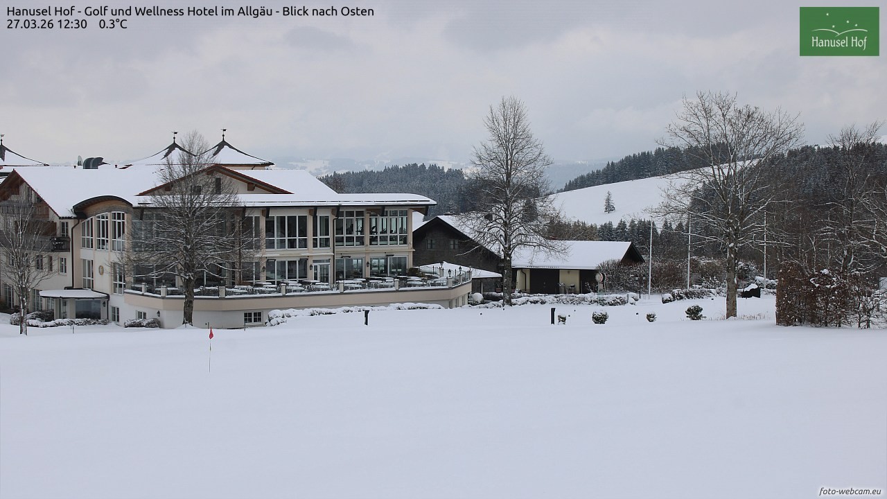 Archiv Foto Webcam Hanusel Hof - Golf und Wellness Hotel - Allgäu