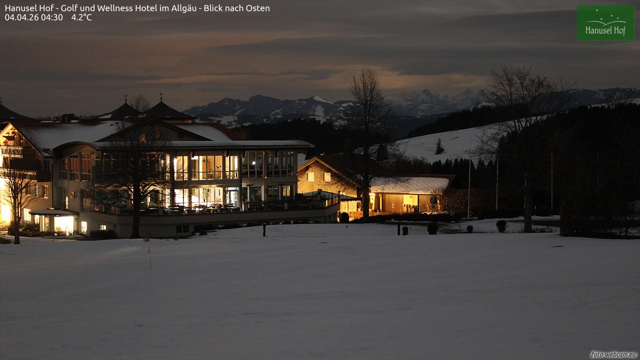 Archiv Foto Webcam Hanusel Hof - Golf und Wellness Hotel - Allgäu