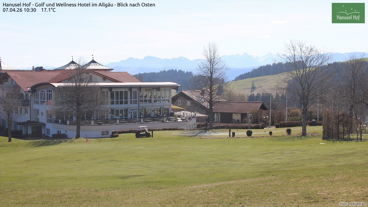 Archiv Foto Webcam Hanusel Hof - Golf und Wellness Hotel - Allgäu