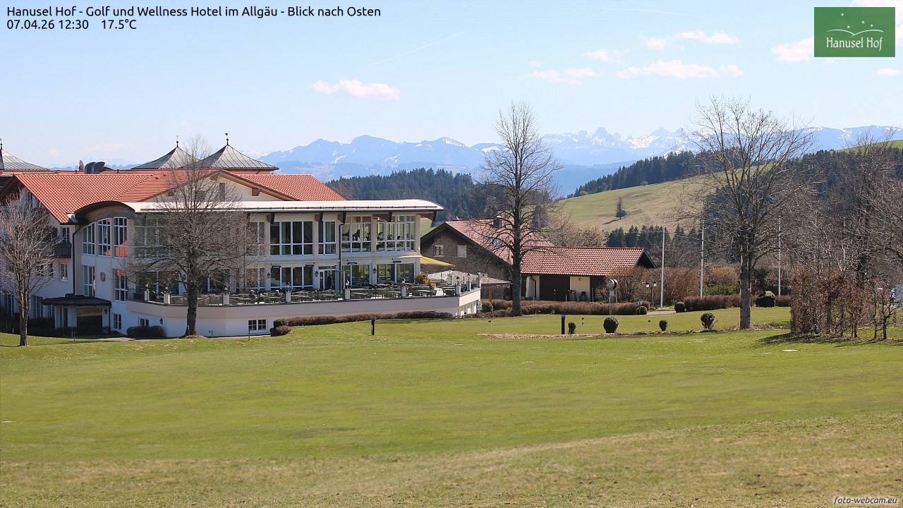 Archiv Foto Webcam Hanusel Hof - Golf und Wellness Hotel - Allgäu