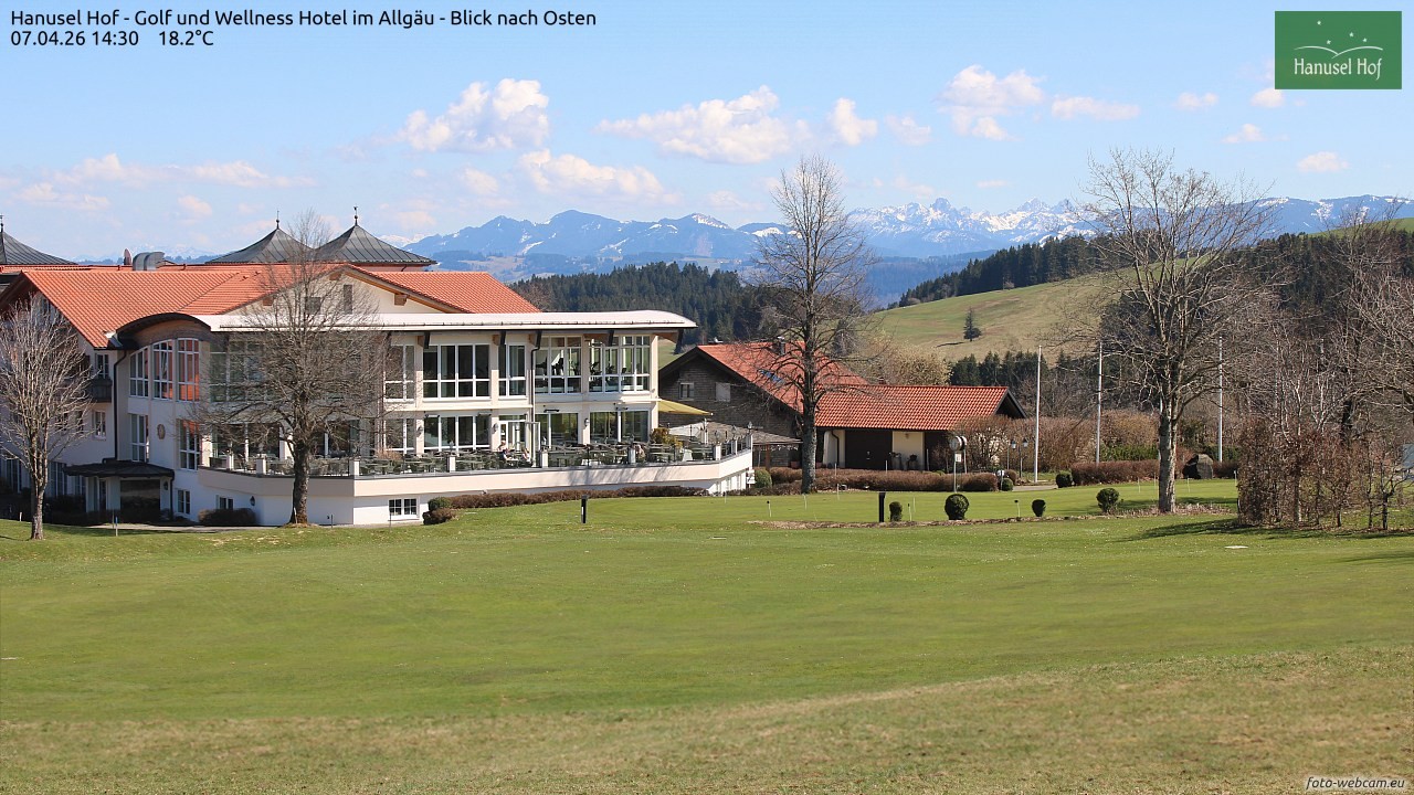 Archiv Foto Webcam Hanusel Hof - Golf und Wellness Hotel - Allgäu