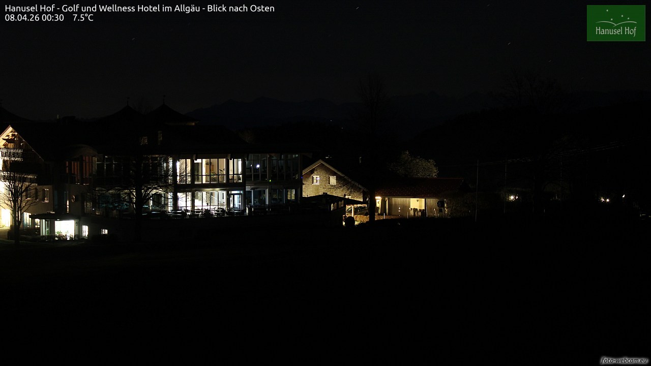 Archiv Foto Webcam Hanusel Hof - Golf und Wellness Hotel - Allgäu