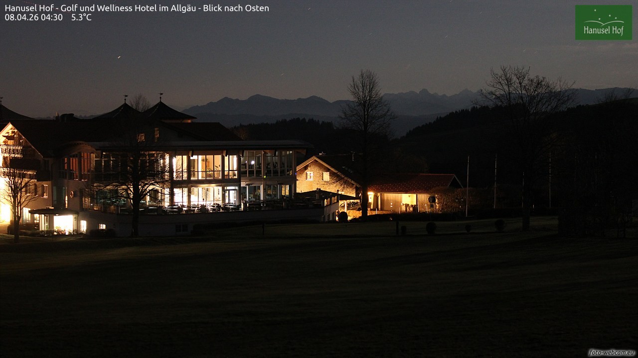 Archiv Foto Webcam Hanusel Hof - Golf und Wellness Hotel - Allgäu