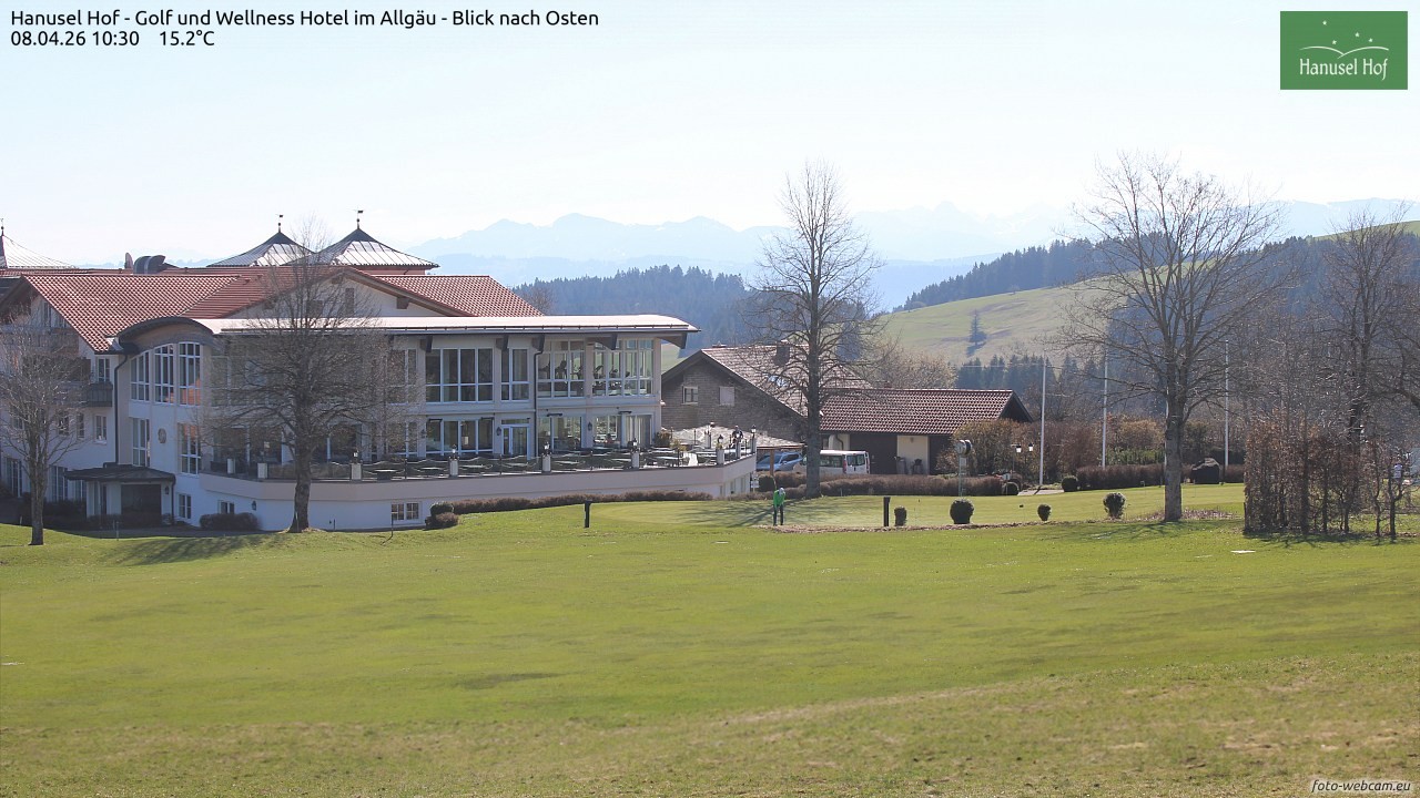 Archiv Foto Webcam Hanusel Hof - Golf und Wellness Hotel - Allgäu