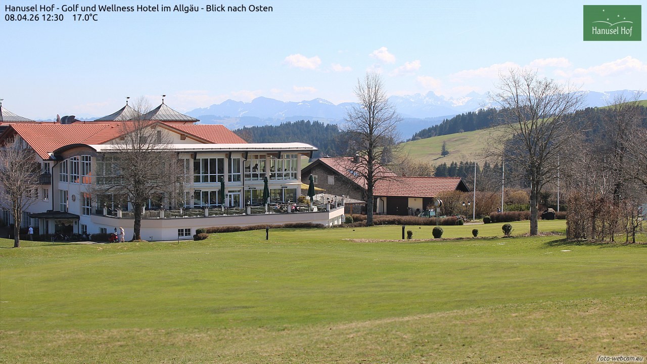 Archiv Foto Webcam Hanusel Hof - Golf und Wellness Hotel - Allgäu
