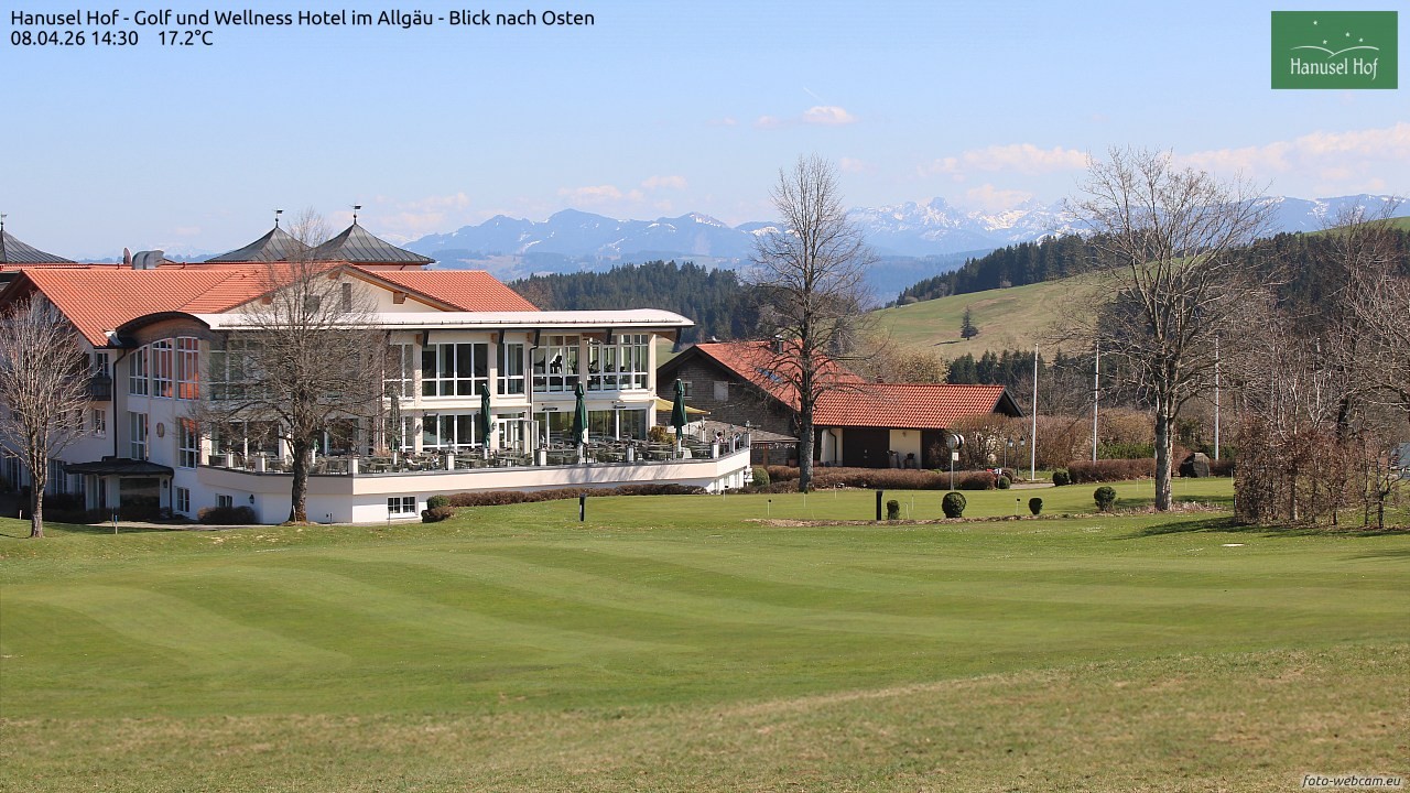 Archiv Foto Webcam Hanusel Hof - Golf und Wellness Hotel - Allgäu