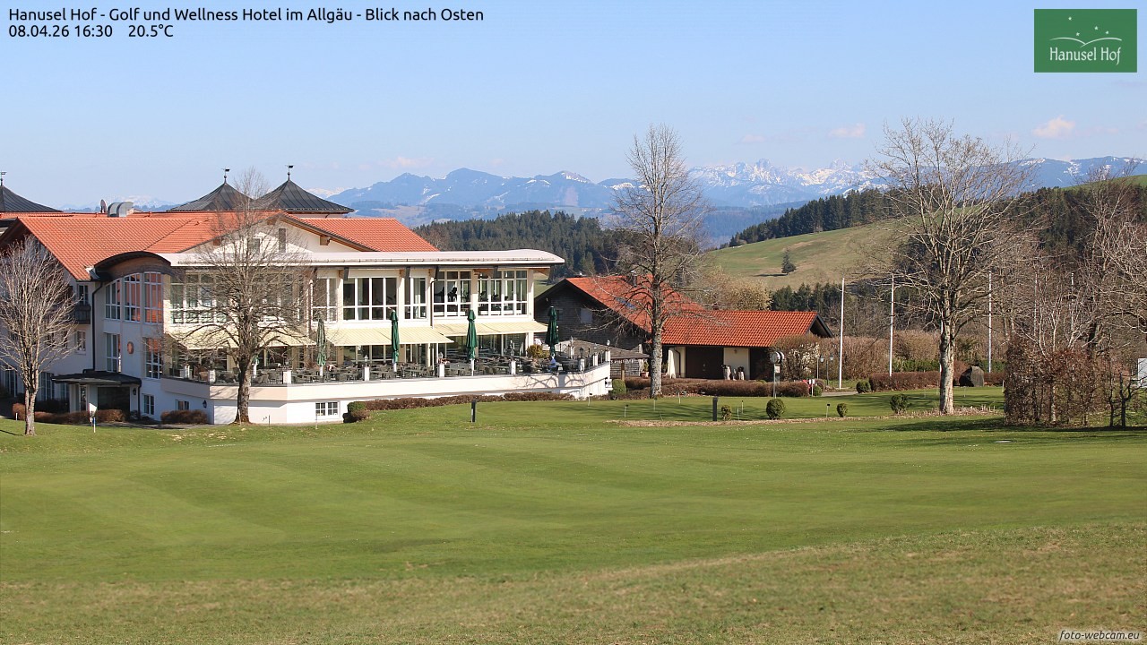 Archiv Foto Webcam Hanusel Hof - Golf und Wellness Hotel - Allgäu