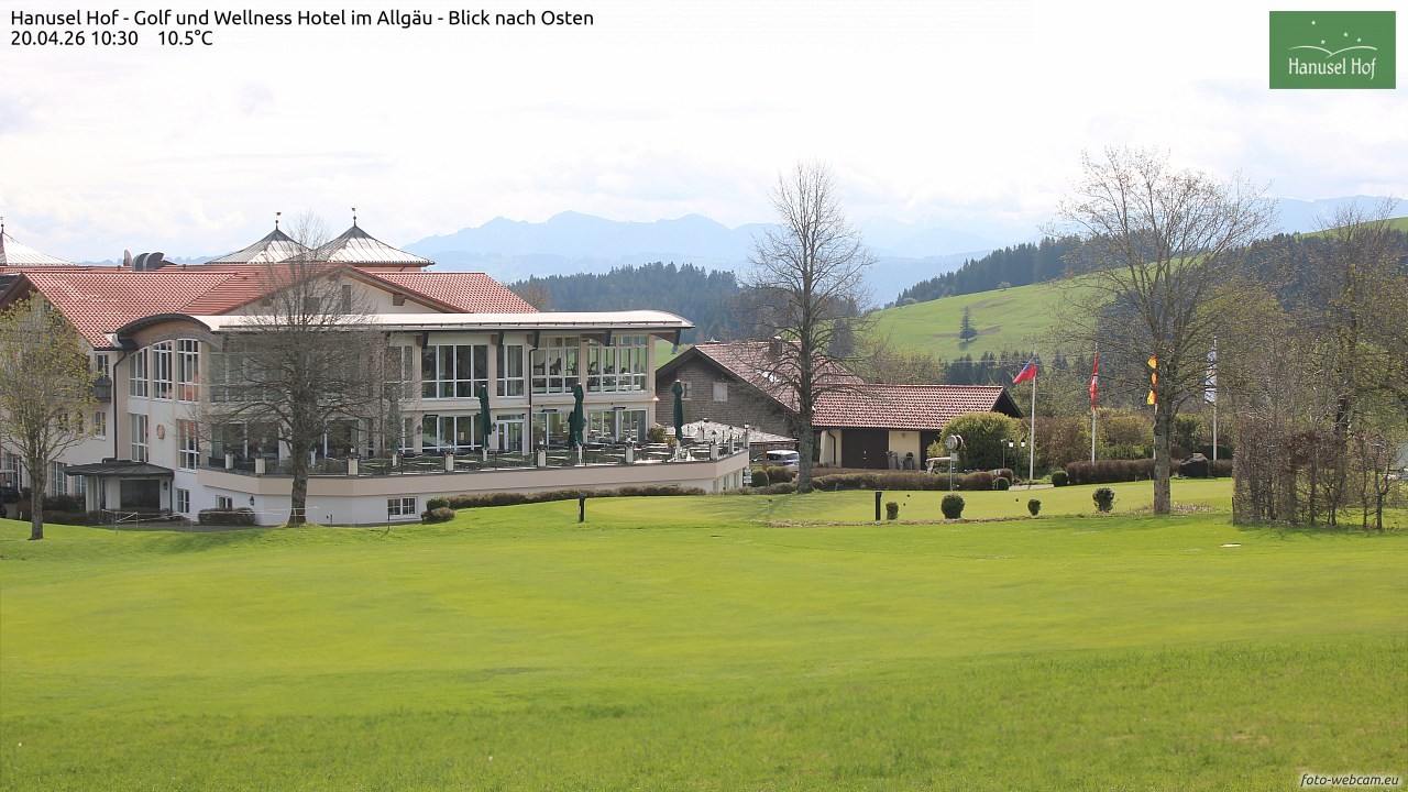 Archiv Foto Webcam Hanusel Hof - Golf und Wellness Hotel - Allgäu