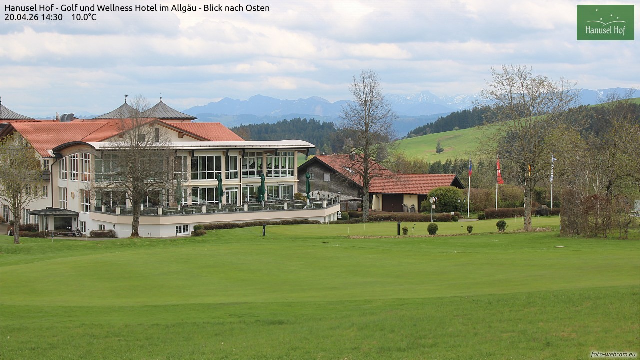 Archiv Foto Webcam Hanusel Hof - Golf und Wellness Hotel - Allgäu