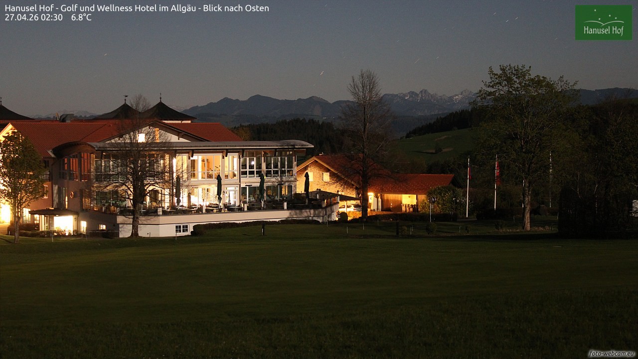 Archiv Foto Webcam Hanusel Hof - Golf und Wellness Hotel - Allgäu