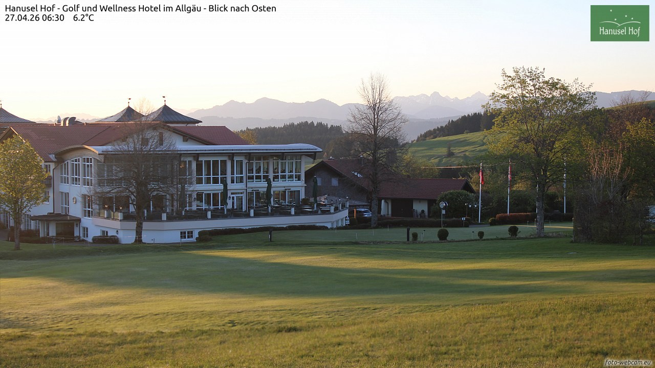 Archiv Foto Webcam Hanusel Hof - Golf und Wellness Hotel - Allgäu
