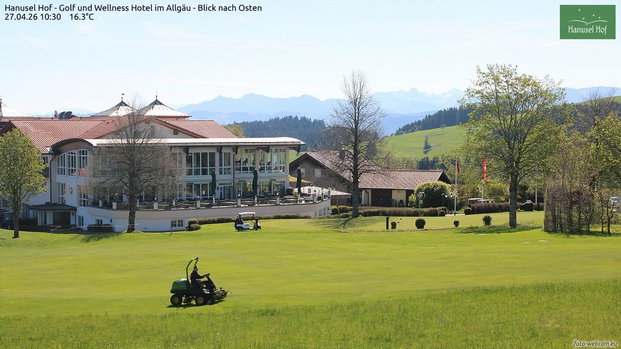 Archiv Foto Webcam Hanusel Hof - Golf und Wellness Hotel - Allgäu