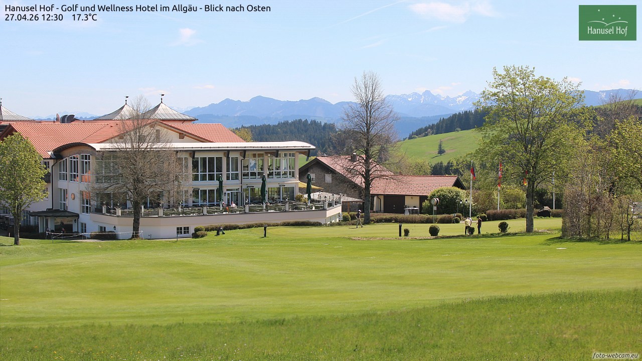 Archiv Foto Webcam Hanusel Hof - Golf und Wellness Hotel - Allgäu