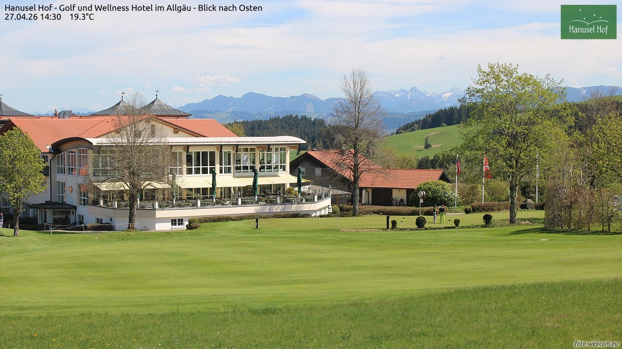 Archiv Foto Webcam Hanusel Hof - Golf und Wellness Hotel - Allgäu