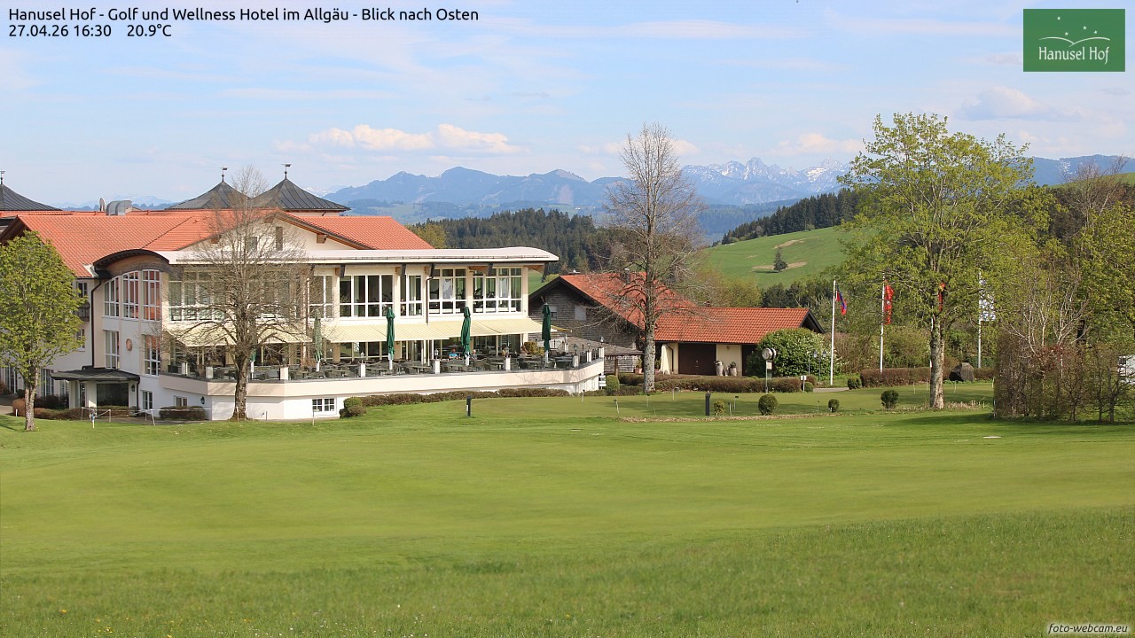 Archiv Foto Webcam Hanusel Hof - Golf und Wellness Hotel - Allgäu