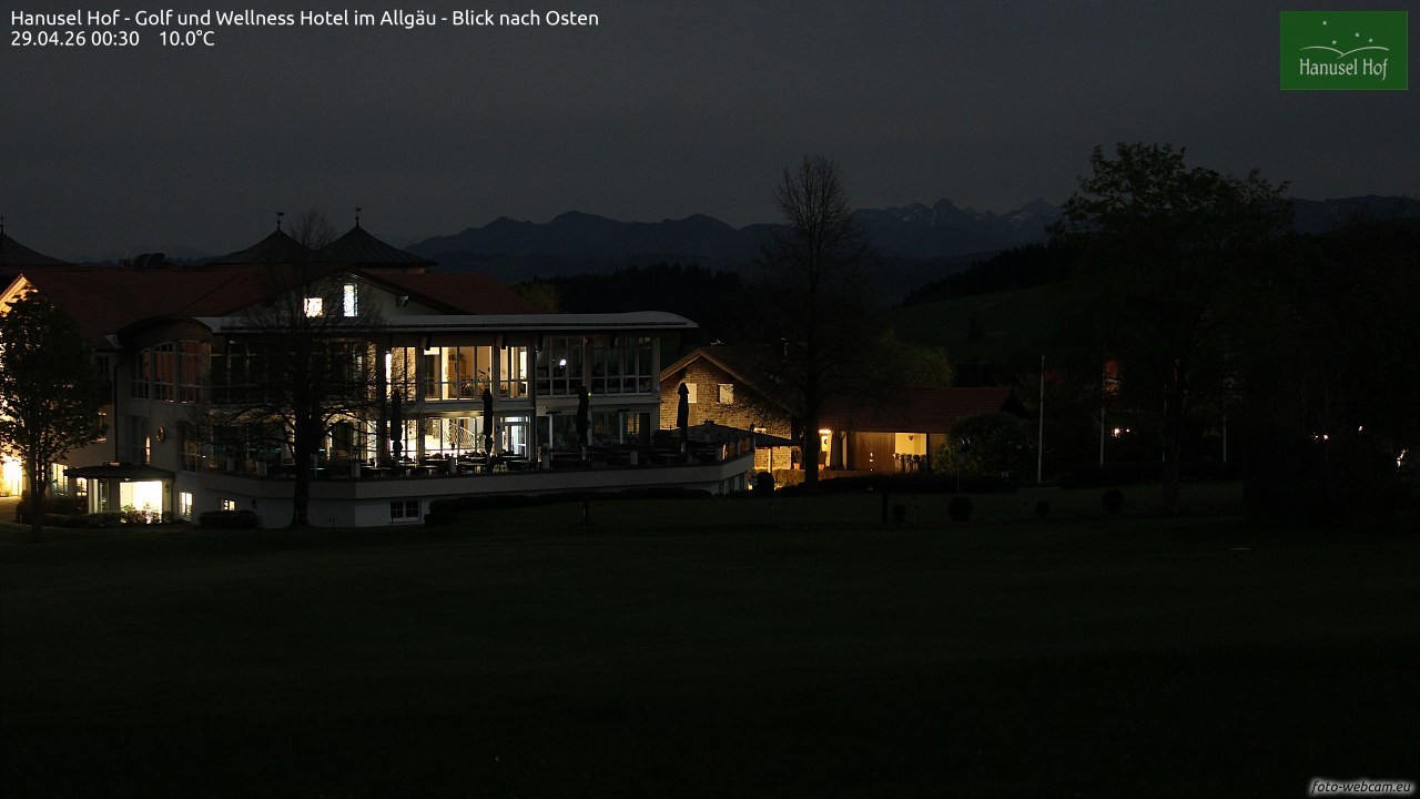 Archiv Foto Webcam Hanusel Hof - Golf und Wellness Hotel - Allgäu